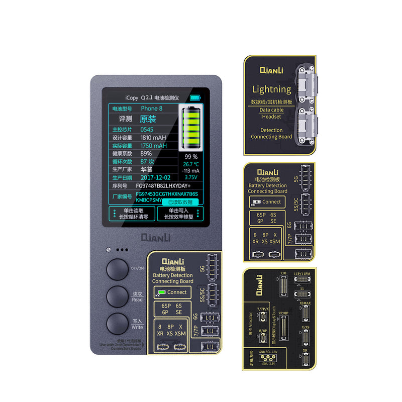 QIANLI iCopy Plus 2.1-programmeerapparaat met Lightning-kaart