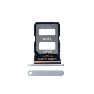 Xiaomi Poco F4 GT 5G Sim Kaarthouder Ridder Zilver OEM