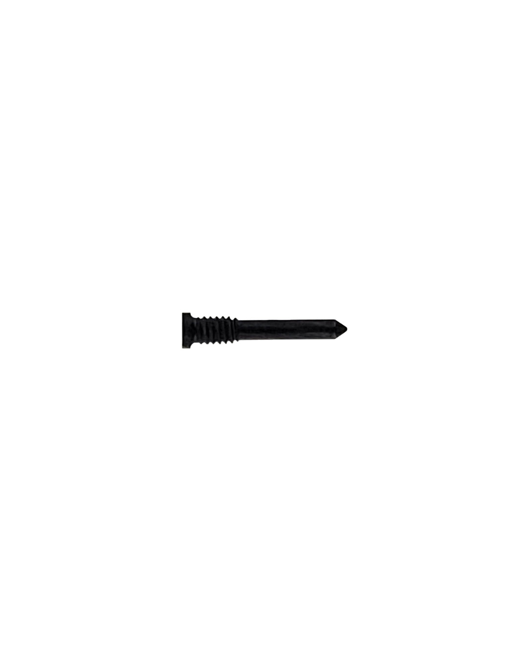 Voor iPhone X Onderste Schroef Set Zwart (2pc)