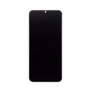 Samsung Galaxy A03 A035F (niet-EU) scherm en digitizer met frame zwart servicepakket