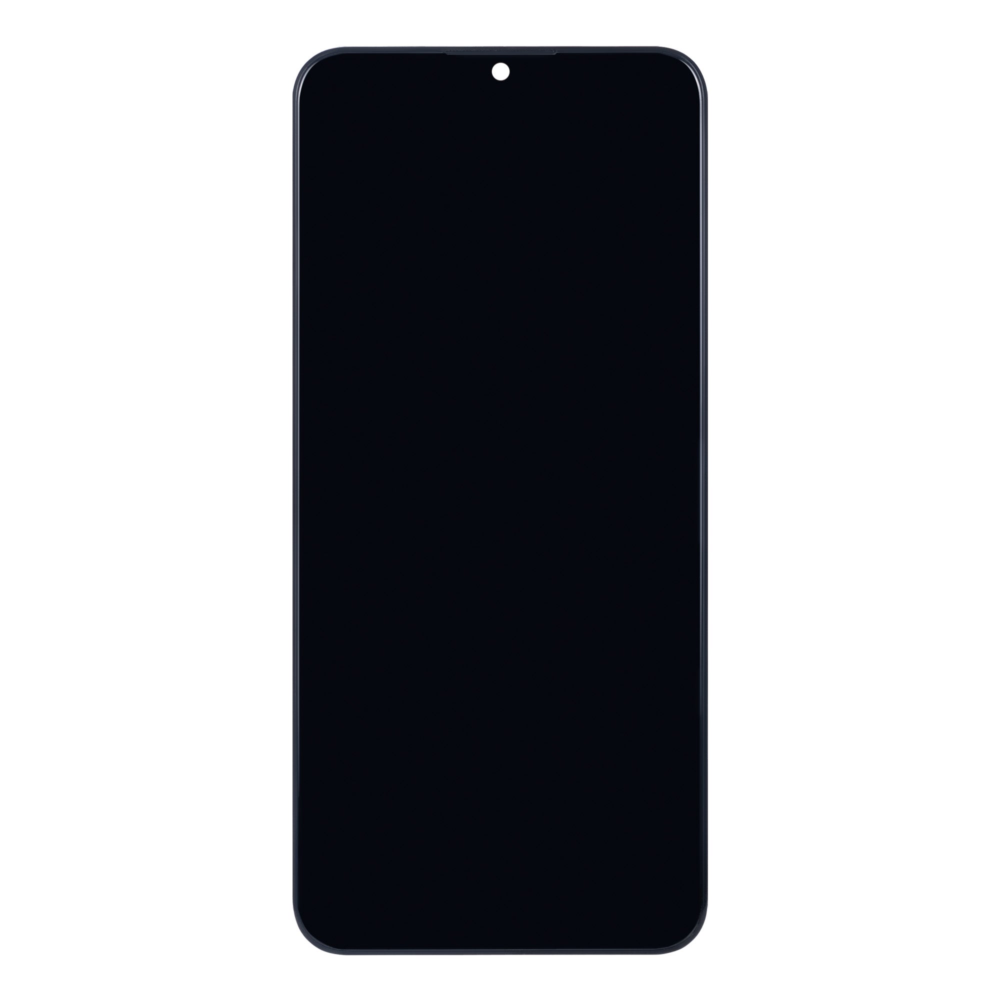 Samsung Galaxy A03 A035F (niet-EU) scherm en digitizer met frame, zwart, Soft-OLED