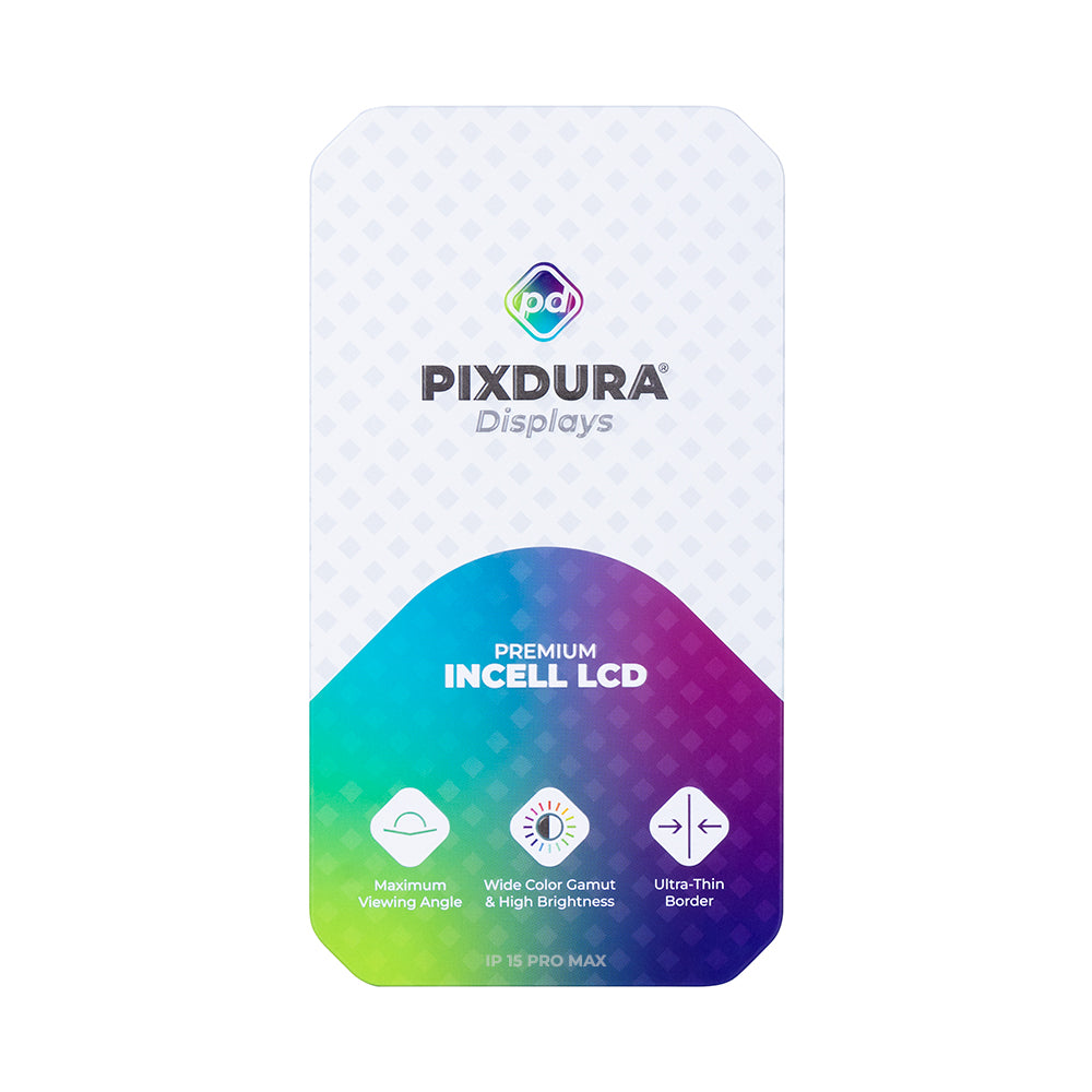 PIXDURA For Apple 15 Pro Max Display en digitizer In-Cell Premium (IC verwijderbaar) (120 Hz)