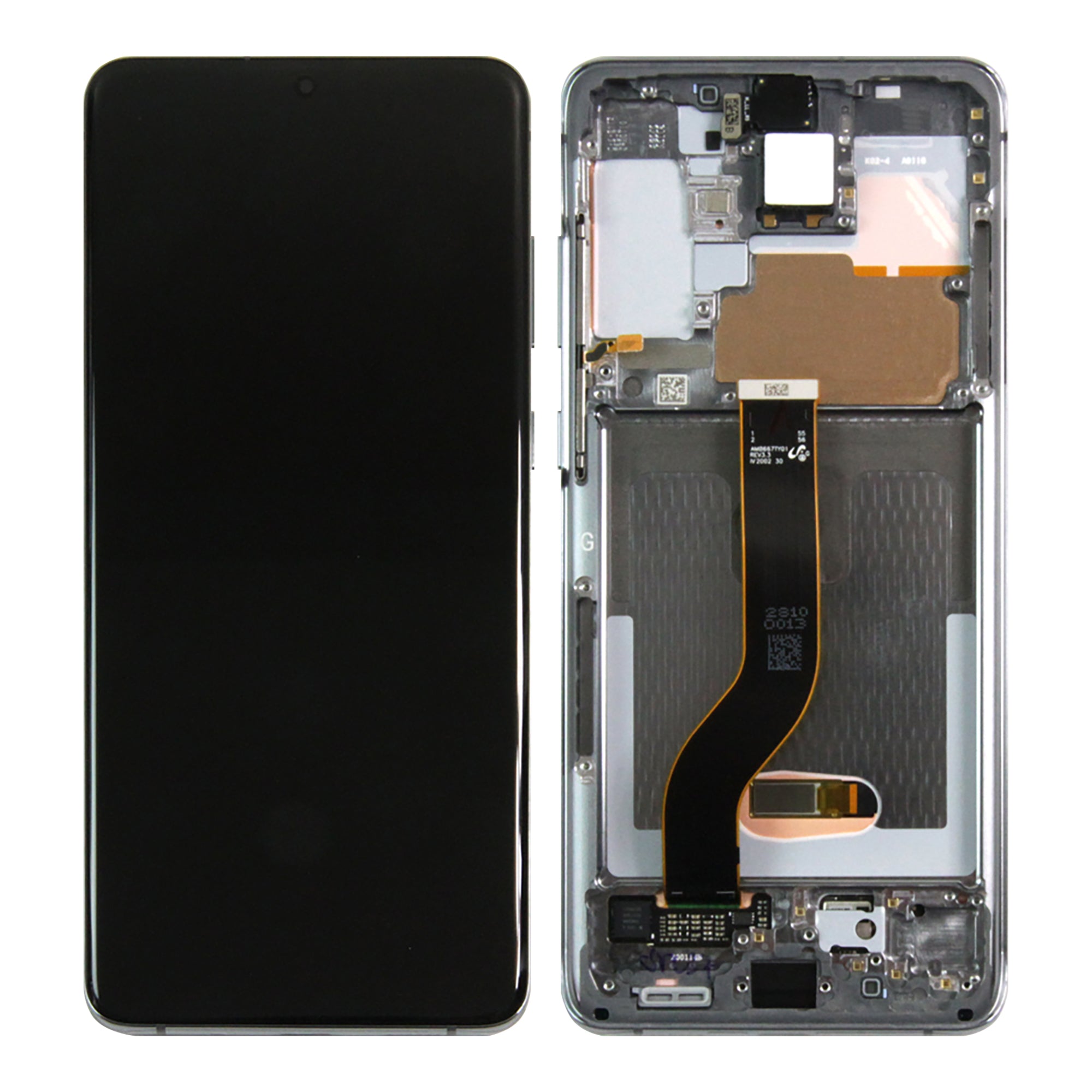 Samsung Galaxy S20 Plus G985F, 5G G986F Display en digitizer met frame Cosmic Grey Service Pack