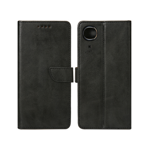 Rixus Boekenhoes Voor Samsung Galaxy A03 Kern Zwart