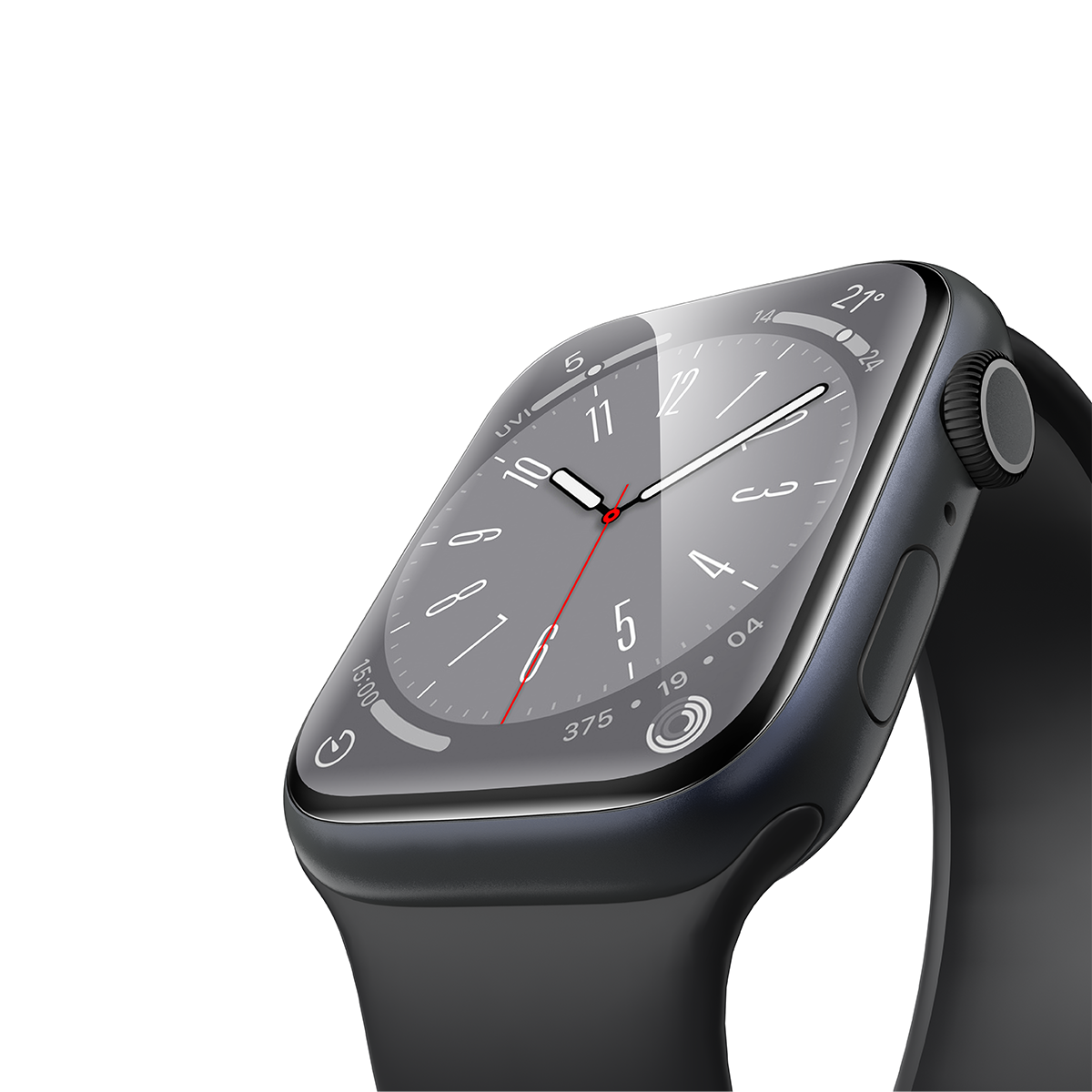 Rixus Zachte Barrière For Apple Watch Scherm Beschermer 44mm
