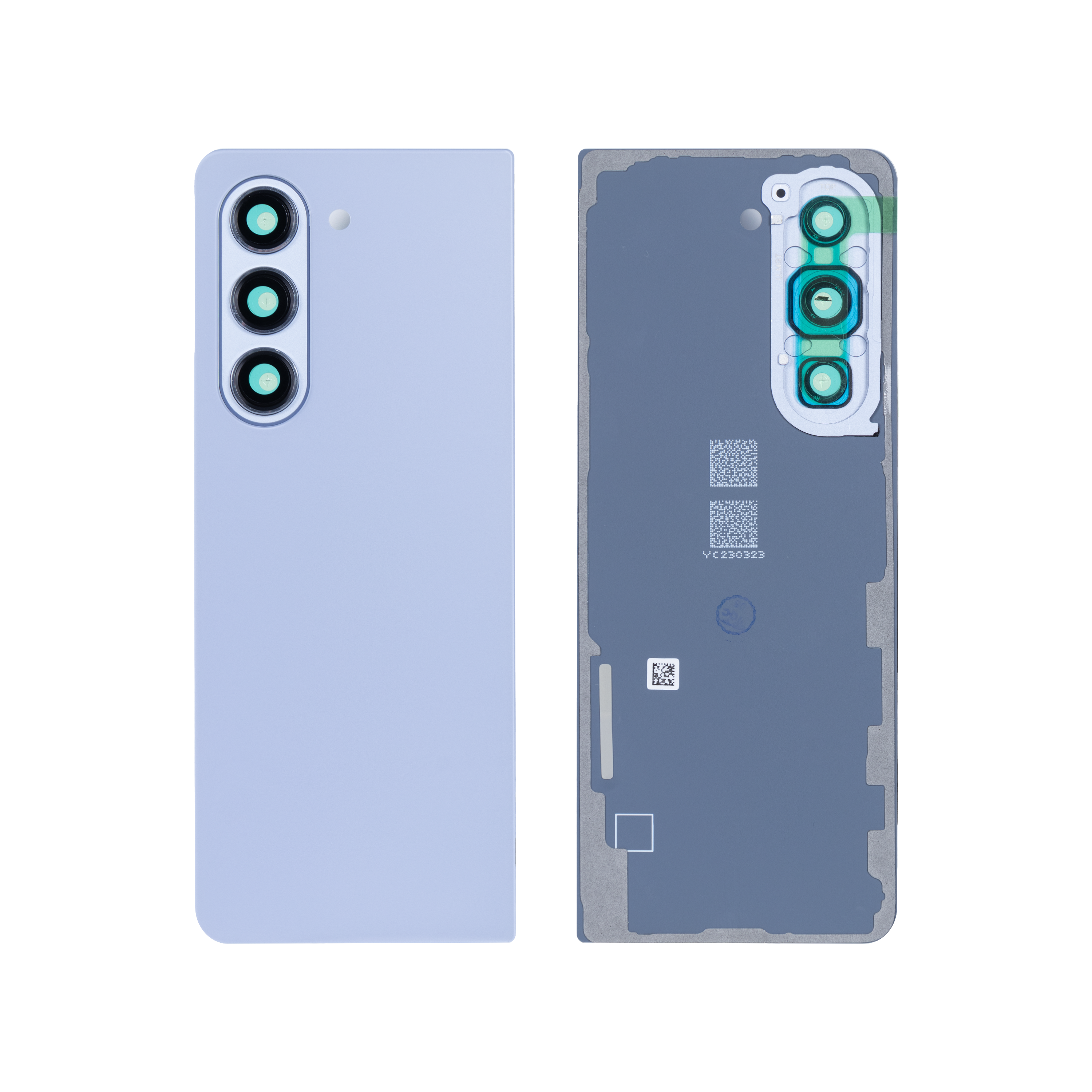 Samsung Galaxy Z Fold5 F946B achterkant met lens blauw OEM