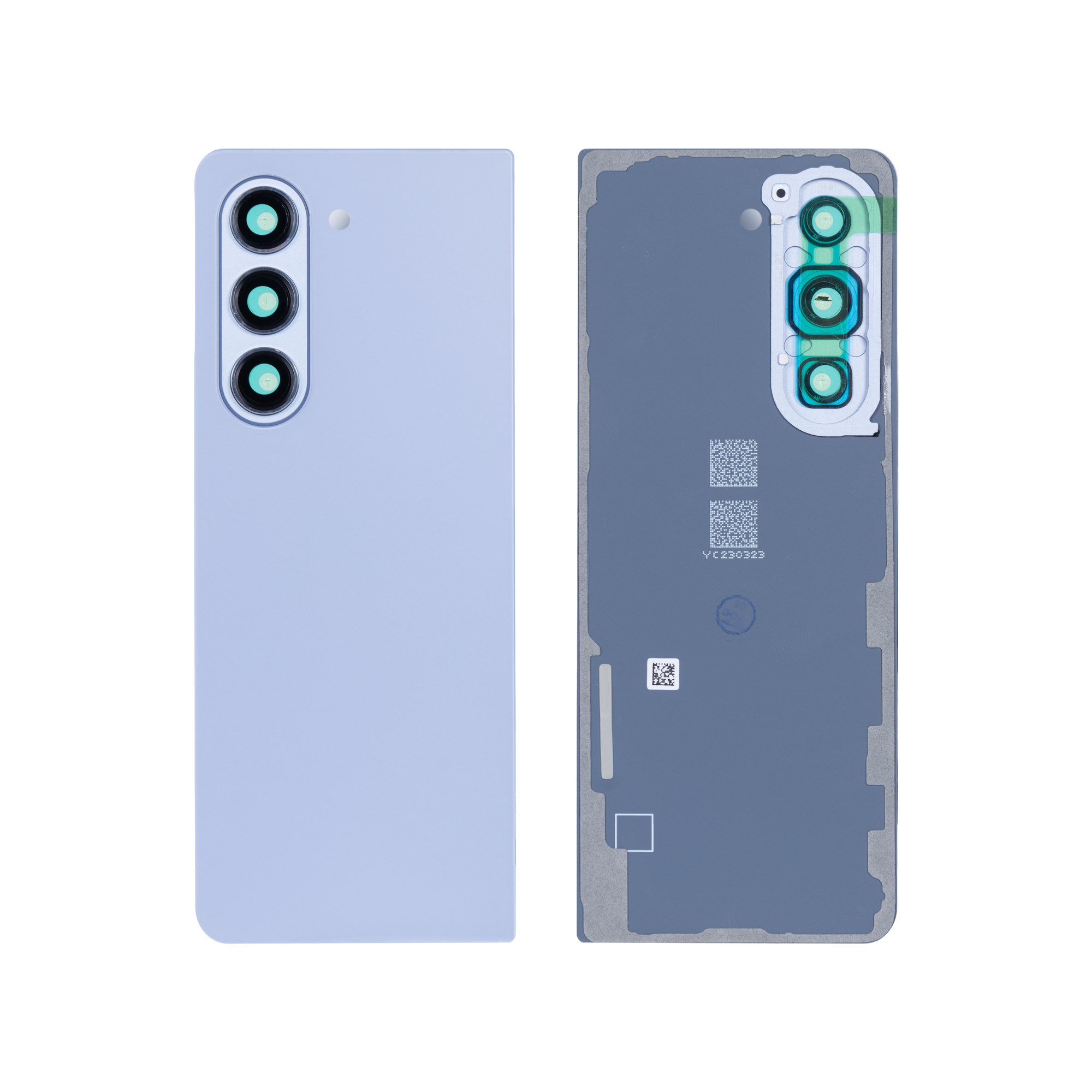 Samsung Galaxy Z Fold5 F946B achterkant met lens blauw OEM
