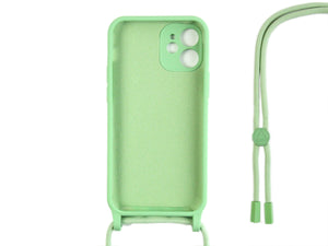 Rixus TPU halsketting koord cover For Apple iPhone 11 Matcha