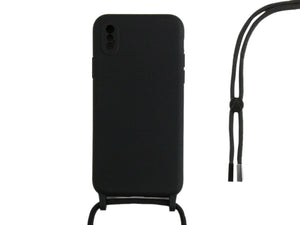 Rixus TPU Halskoorddekking For Apple iPhone X, XS Zwart