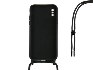 Rixus TPU Halskoorddekking For Apple iPhone X, XS Zwart