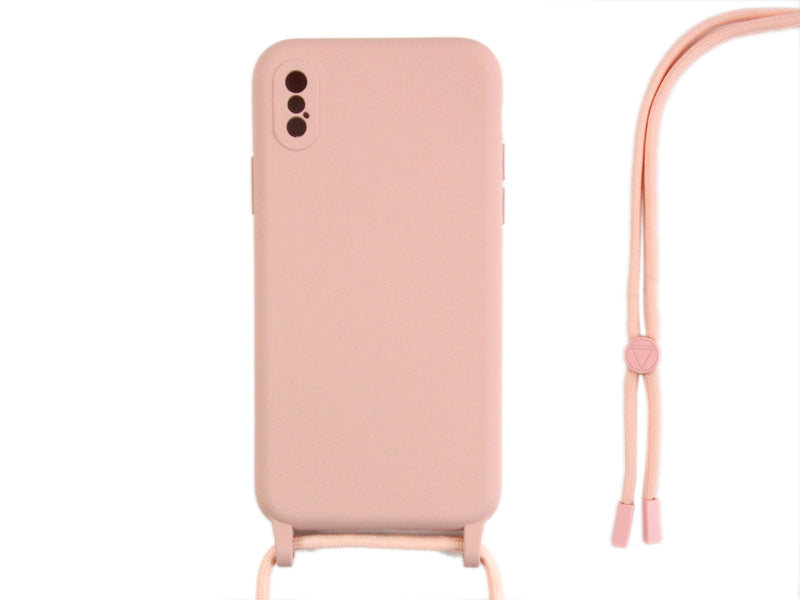 Rixus TPU Halskoorddekking For Apple iPhone X, XS Roze