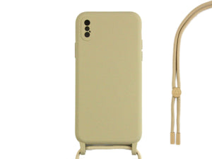 Rixus TPU Halskoorddekking For Apple iPhone X, XS Goud