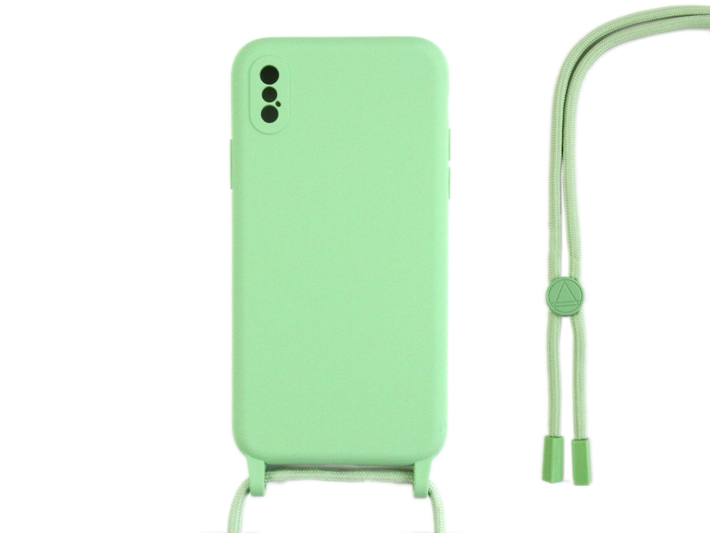 Rixus TPU halsketting koord cover For Apple iPhone X, XS Matcha