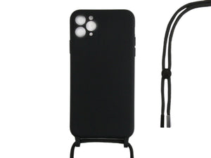Rixus TPU Halskoorddekking For Apple iPhone 11 Pro Zwart