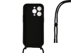 Rixus TPU Halskoorddekking For Apple iPhone 13 Pro Zwart