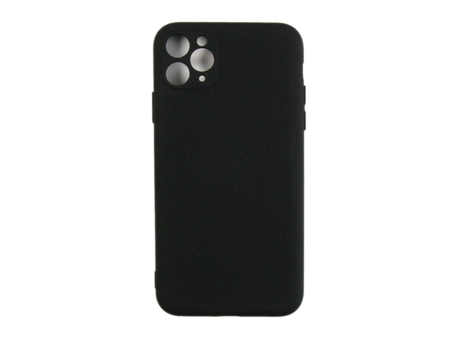 Rixus Zacht TPU Telefoonhoesje For Apple iPhone 11 Pro Max Zwart
