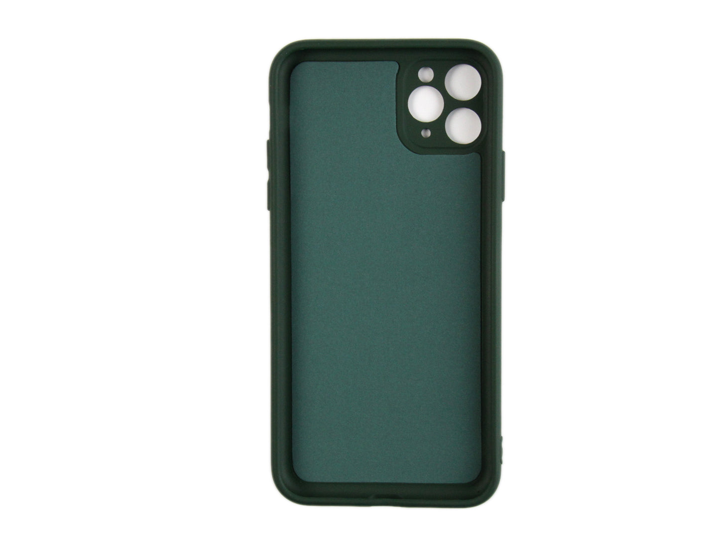 Rixus Zacht TPU Telefoonhoesje For Apple iPhone 11 Pro Max Donkergroen