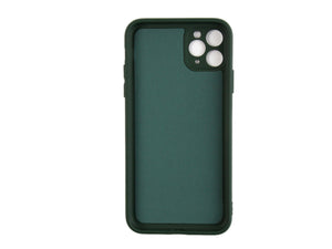 Rixus Zacht TPU Telefoonhoesje For Apple iPhone 11 Pro Max Donkergroen