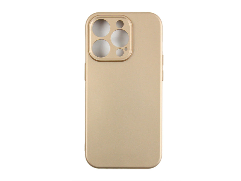 Rixus Zacht TPU Telefoonhoesje For Apple iPhone 14 Pro Goud