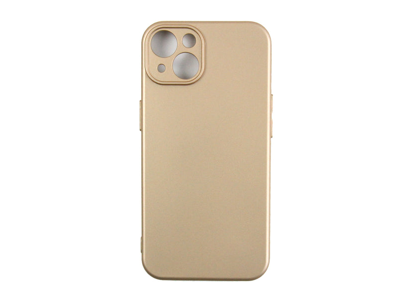 Rixus Zacht TPU Telefoonhoesje For Apple iPhone 13 Goud