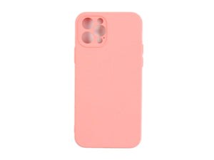 Rixus Zacht TPU Telefoonhoesje For Apple iPhone 12 Pro Roze