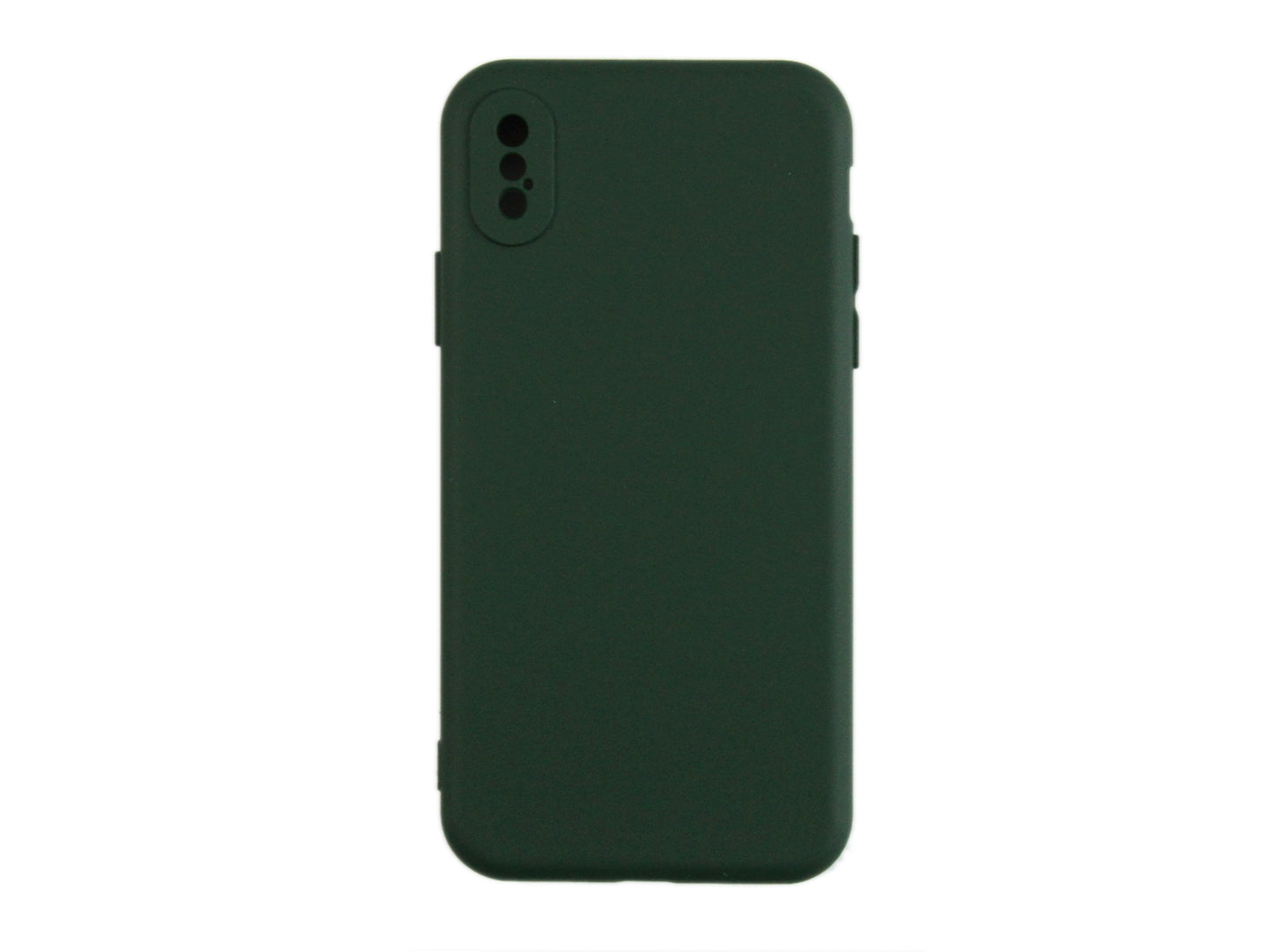 Rixus Zacht TPU Telefoonhoesje For Apple iPhone X, XS Donkergroen