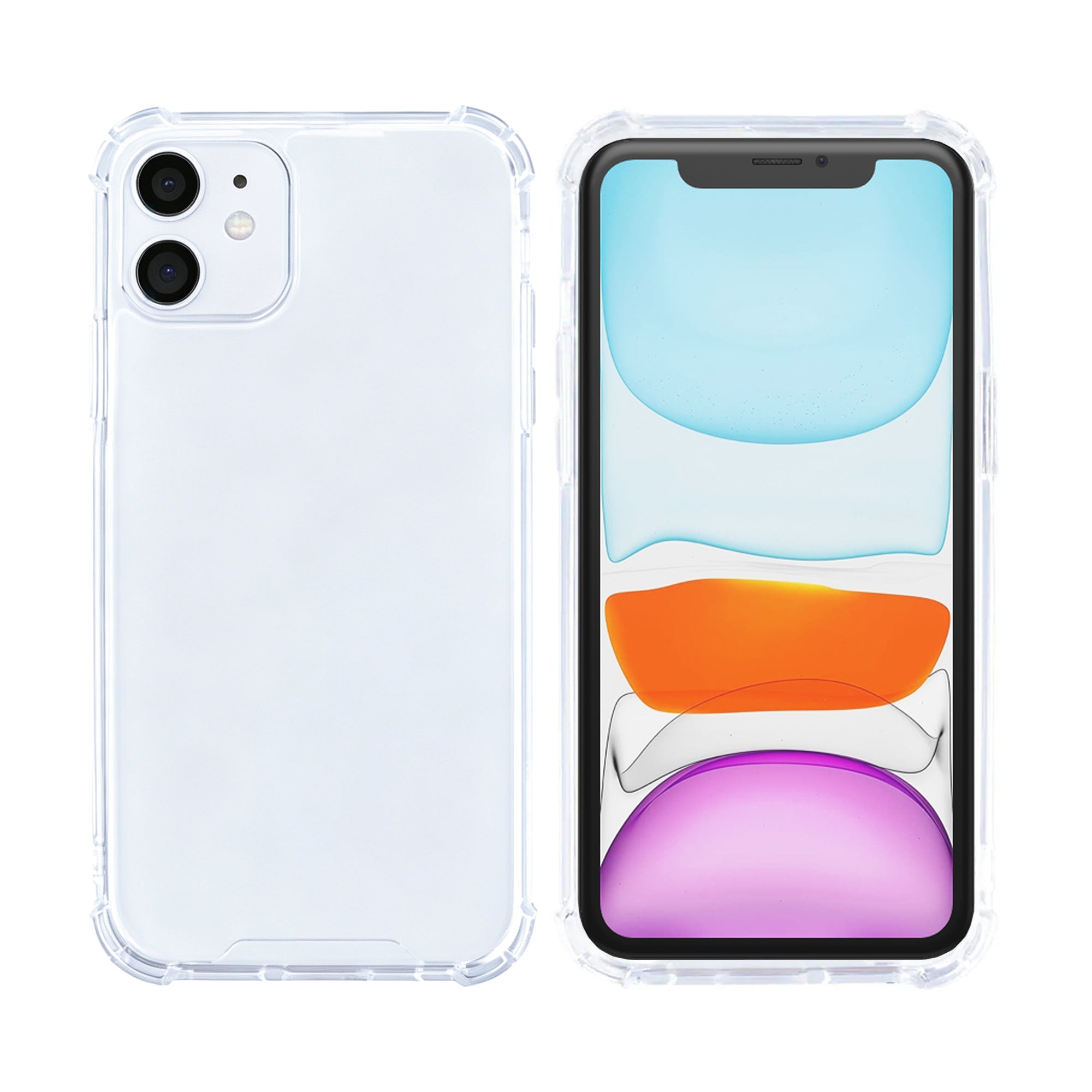 Rixus Anti-Barst Hoesje For Apple iPhone 11 Transparant