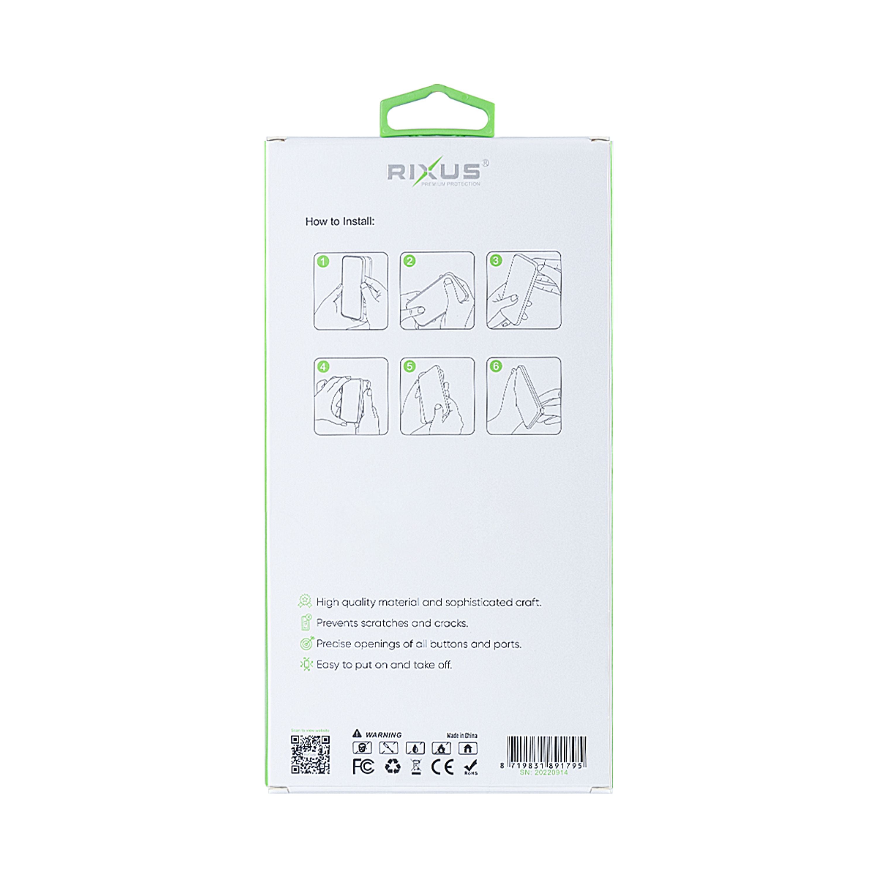 Rixus Anti-Barst Hoesje For Apple iPhone 11 Transparant