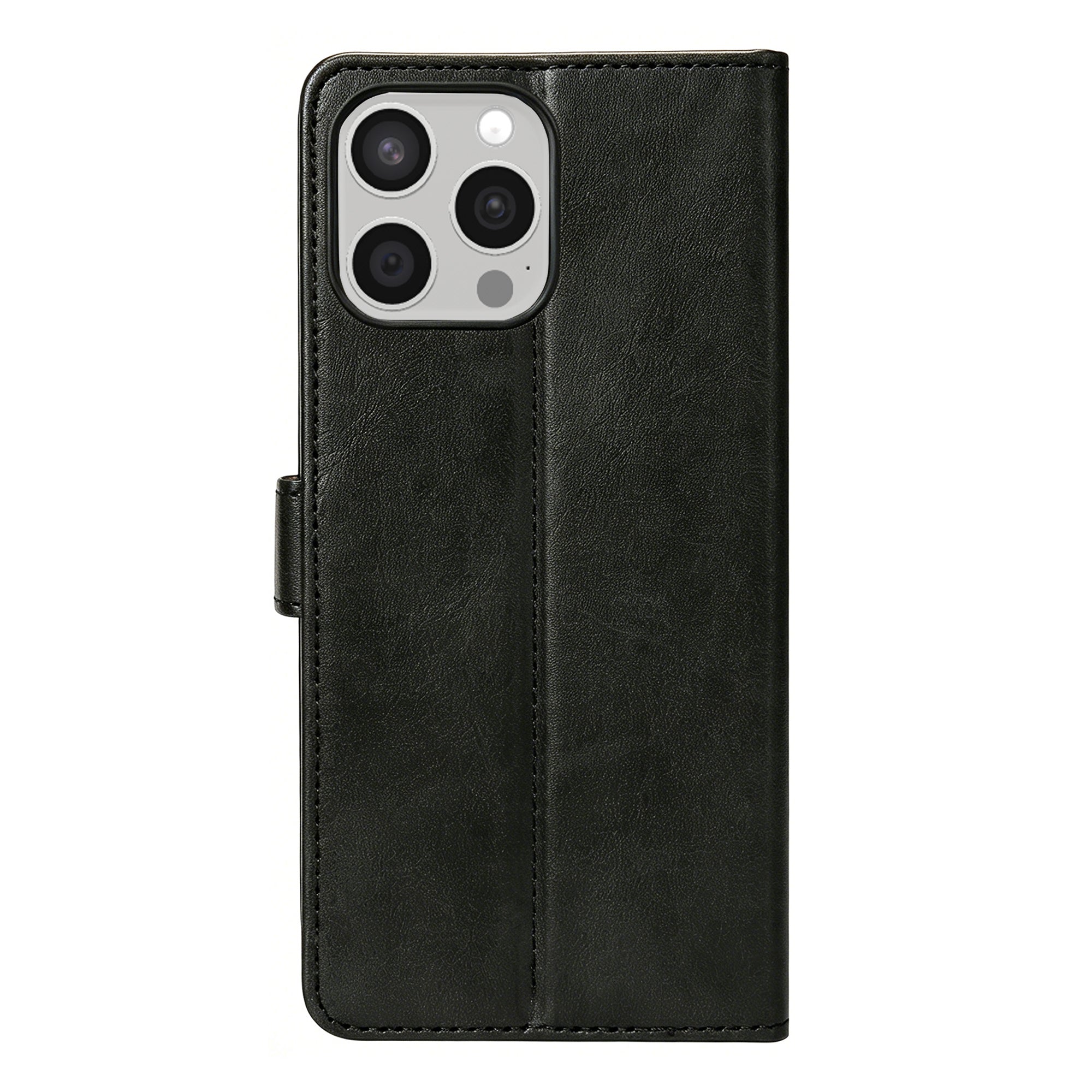 Rixus Boekenhoes For Apple iPhone 15 Pro Zwart