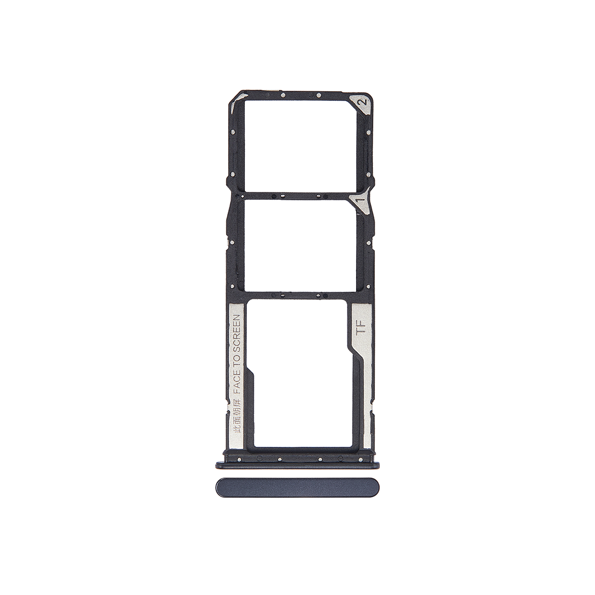 Xiaomi Redmi Note 11, 11S Sim kaarthouder grafiet grijs OEM