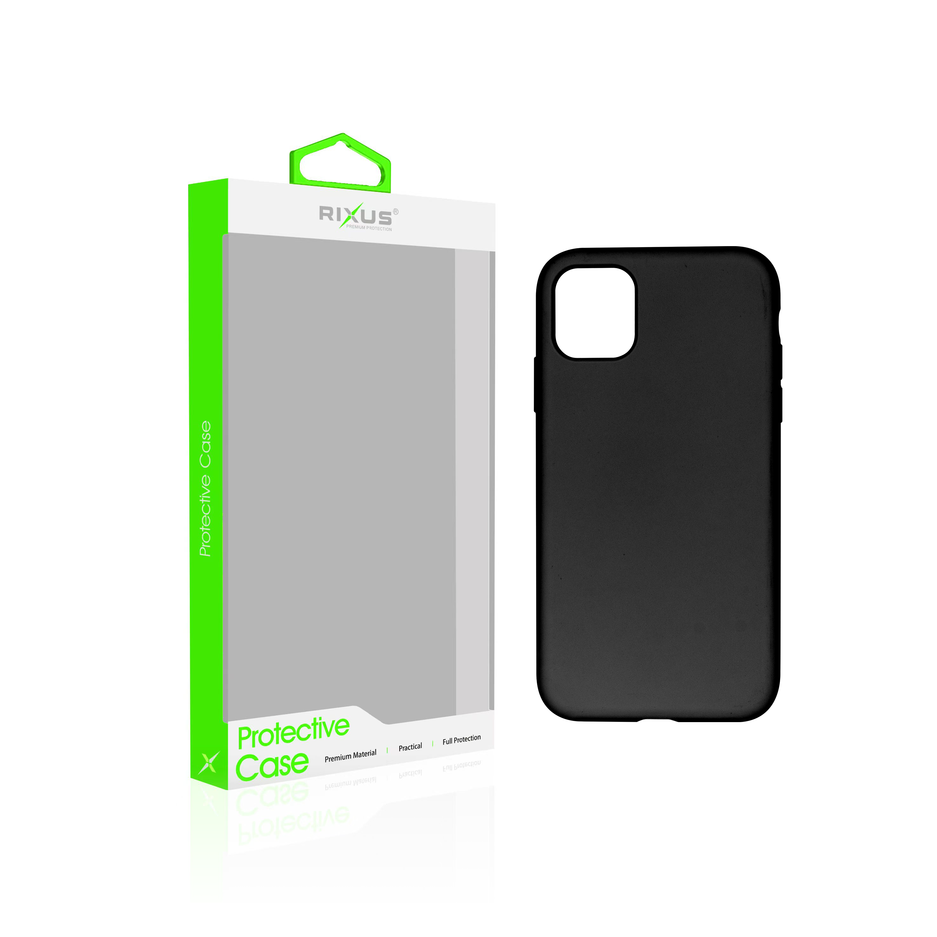 Rixus Soft TPU Phone Case With MagSafe Compatible For Apple iPhone 11 Pro Black