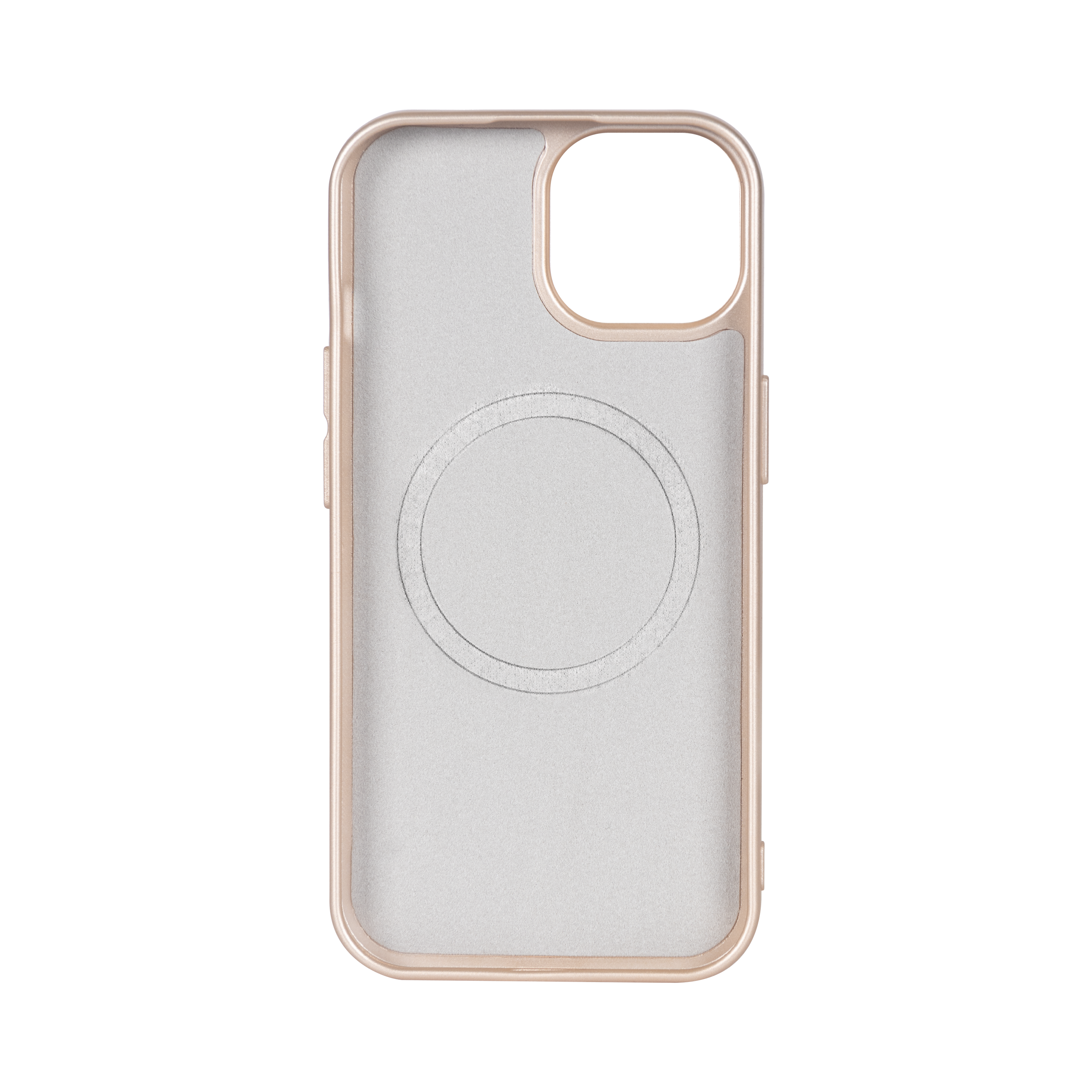Rixus Soft TPU Phone Case With MagSafe Compatible For Apple iPhone 13 Gold