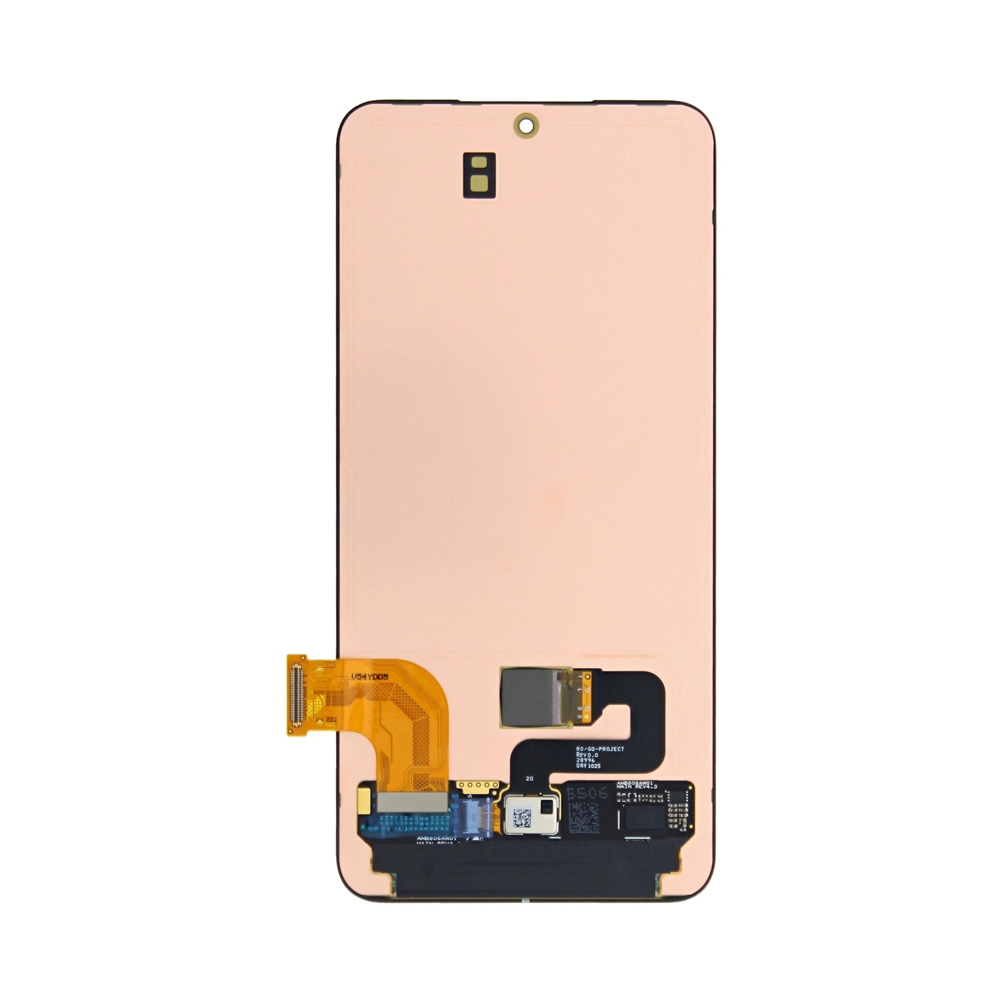 Samsung Galaxy S22 S901B scherm en digitizer zonder frame zwart servicepakket