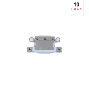 For Apple 16, 16 Plus systeem opladen poort wit (10st)