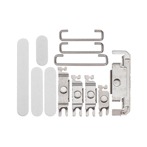 For Apple 16, 16 Plus Zijknopset Wit Compatibel (4 stuks)