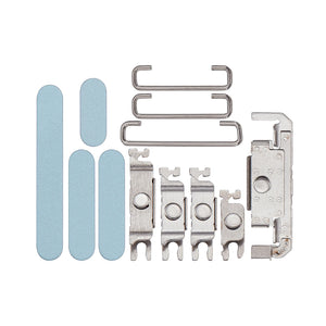 For Apple 16, 16 Plus Zijknopset Teal Compatibel (4 stuks)