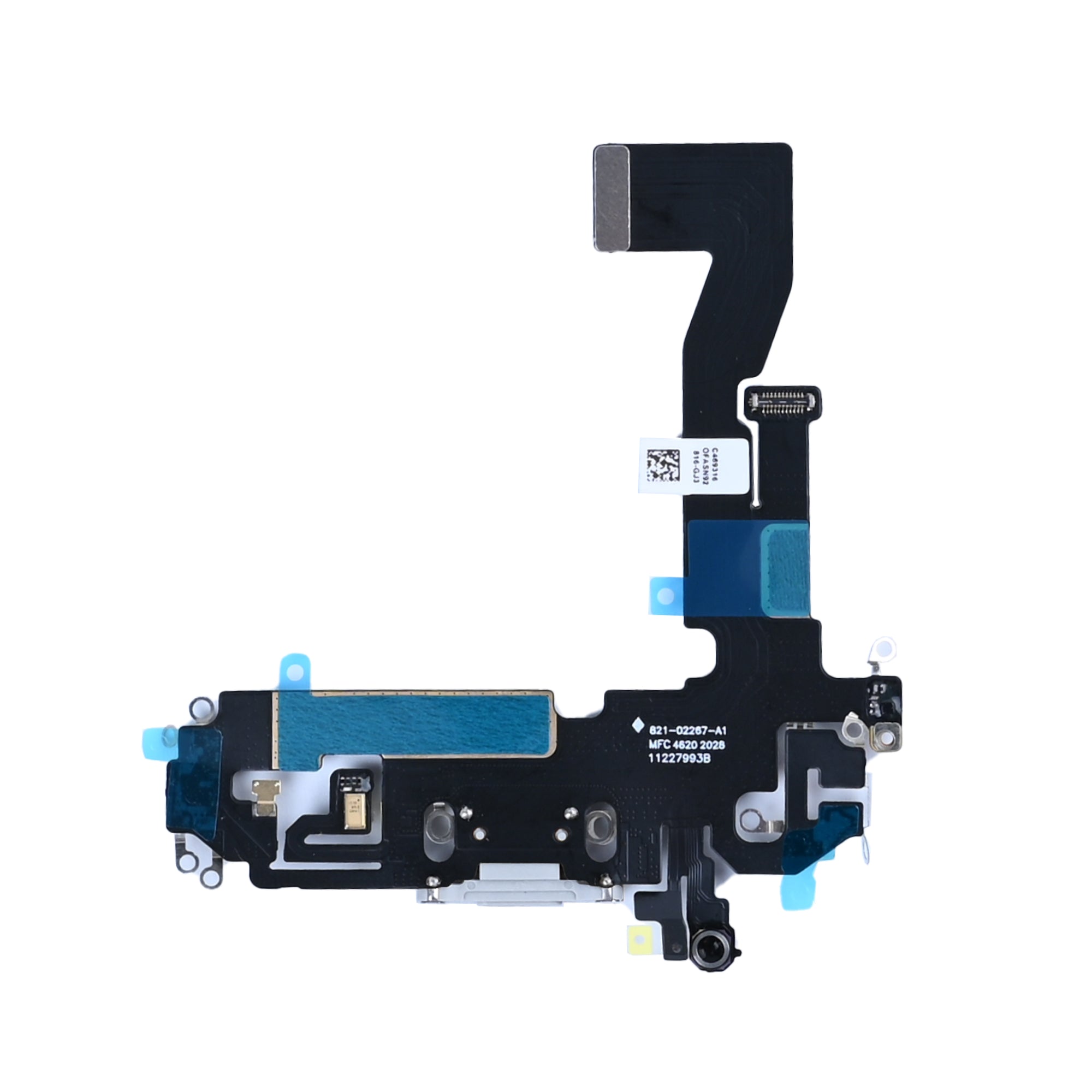 For Apple iPhone 12, 12 Pro-systeem Opladen Flex Wit Compatibel