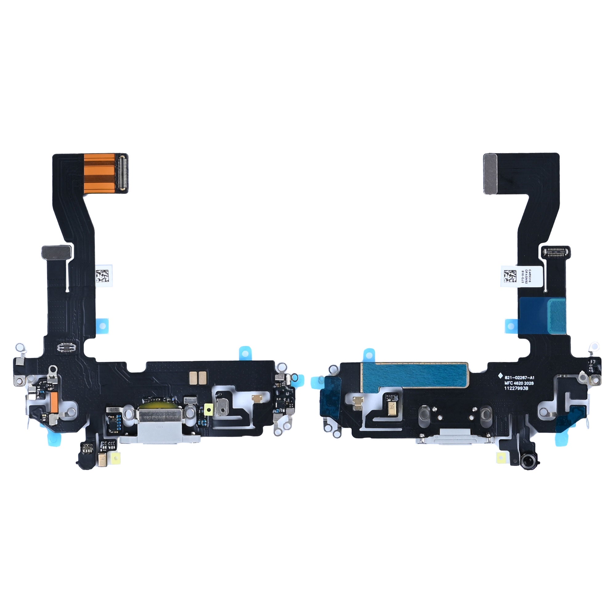 For Apple iPhone 12, 12 Pro-systeem Opladen Flex Wit Compatibel