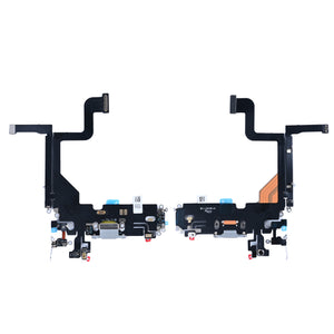 For Apple iPhone 13 Pro systeem opladen Flex zilver compatibel
