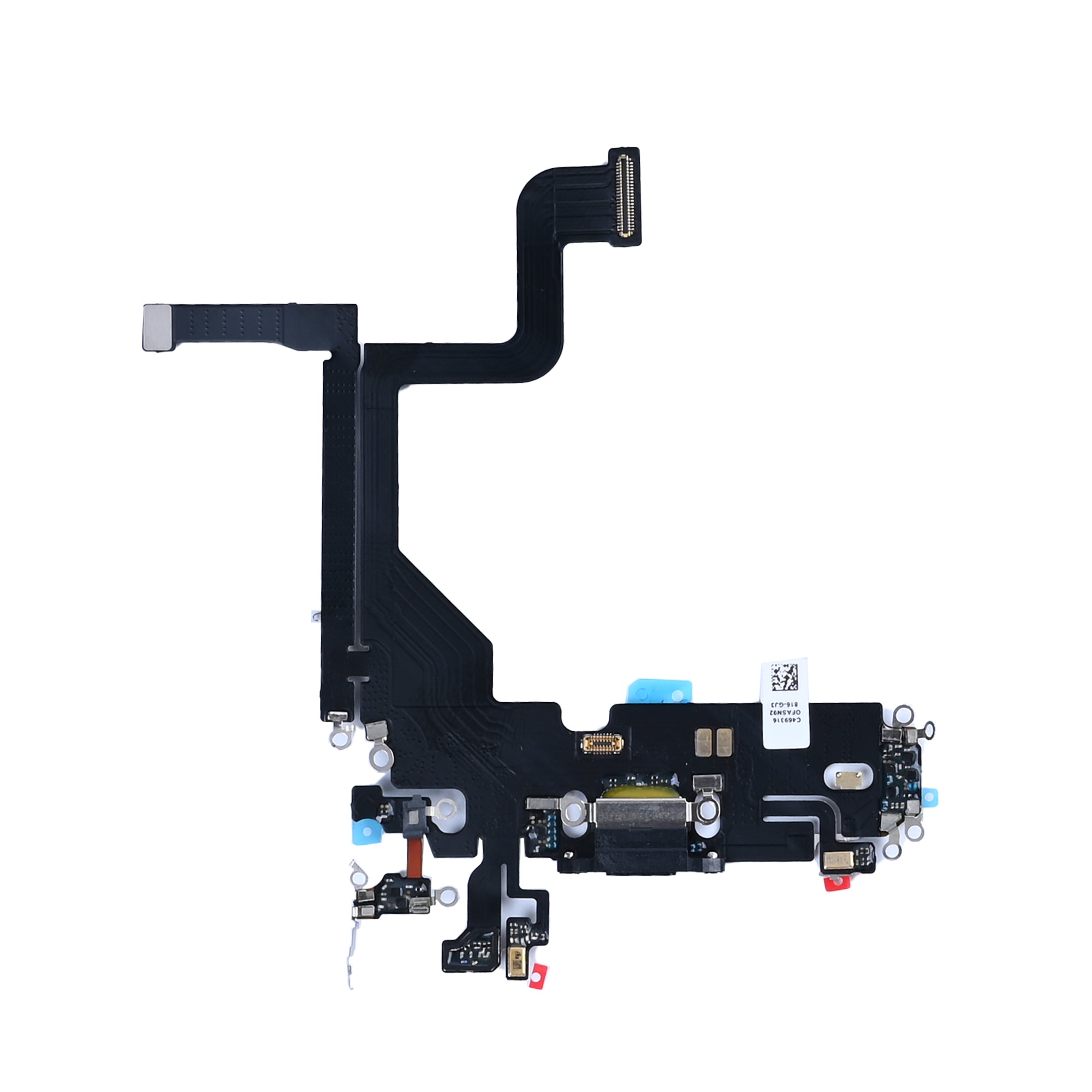 For Apple iPhone 13 Pro systeem opladen Flex zwart compatibel