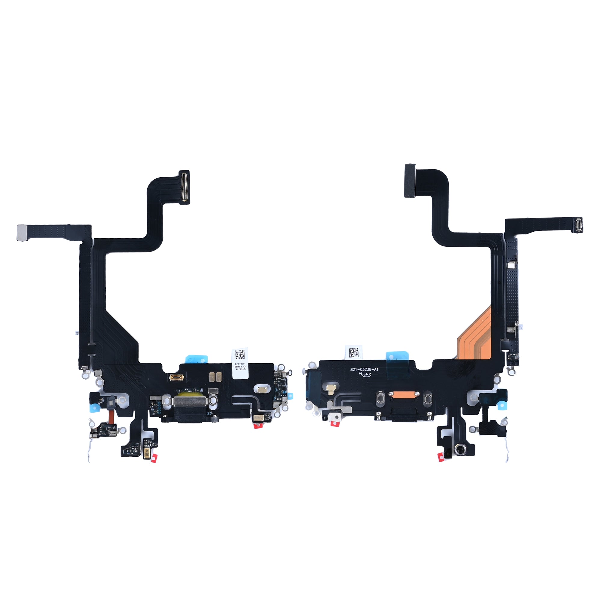 For Apple iPhone 13 Pro systeem opladen Flex zwart compatibel