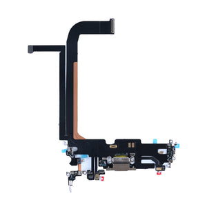 For Apple iPhone 13 Pro Max systeem opladen Flex Gold compatibel