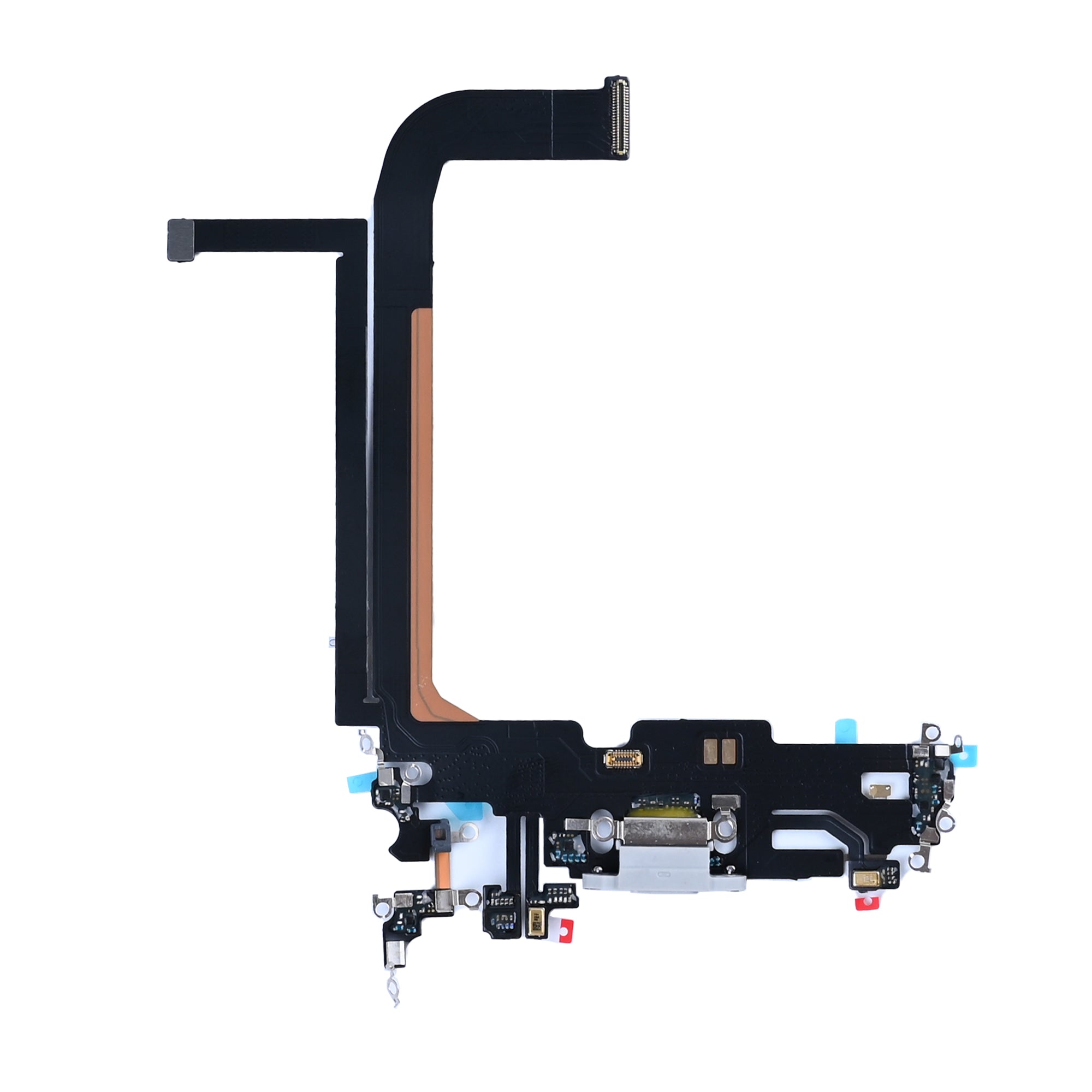 For Apple iPhone 13 Pro Max Systeem Opladen Flex Zilver Compatibel