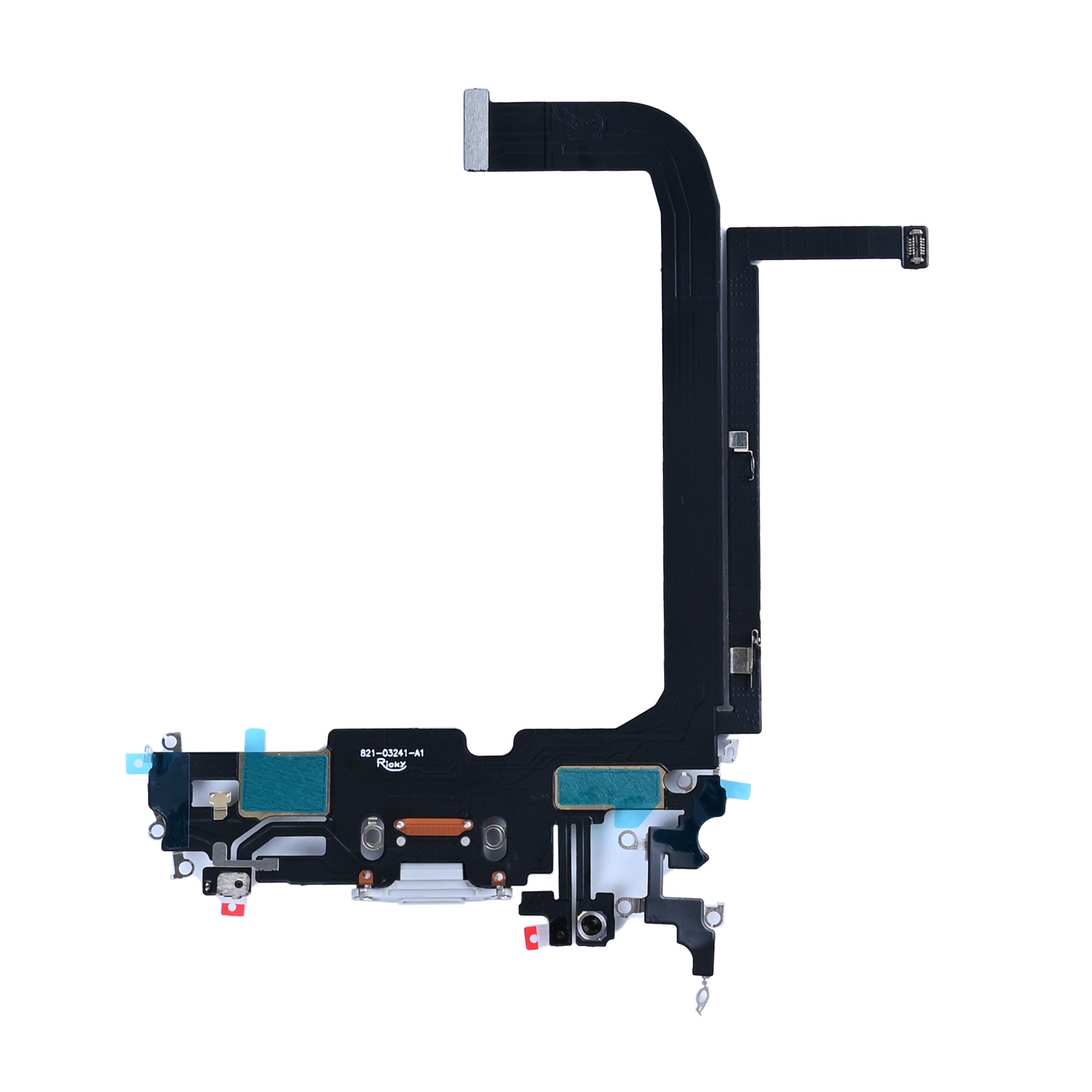 For Apple iPhone 13 Pro Max Systeem Opladen Flex Zilver Compatibel