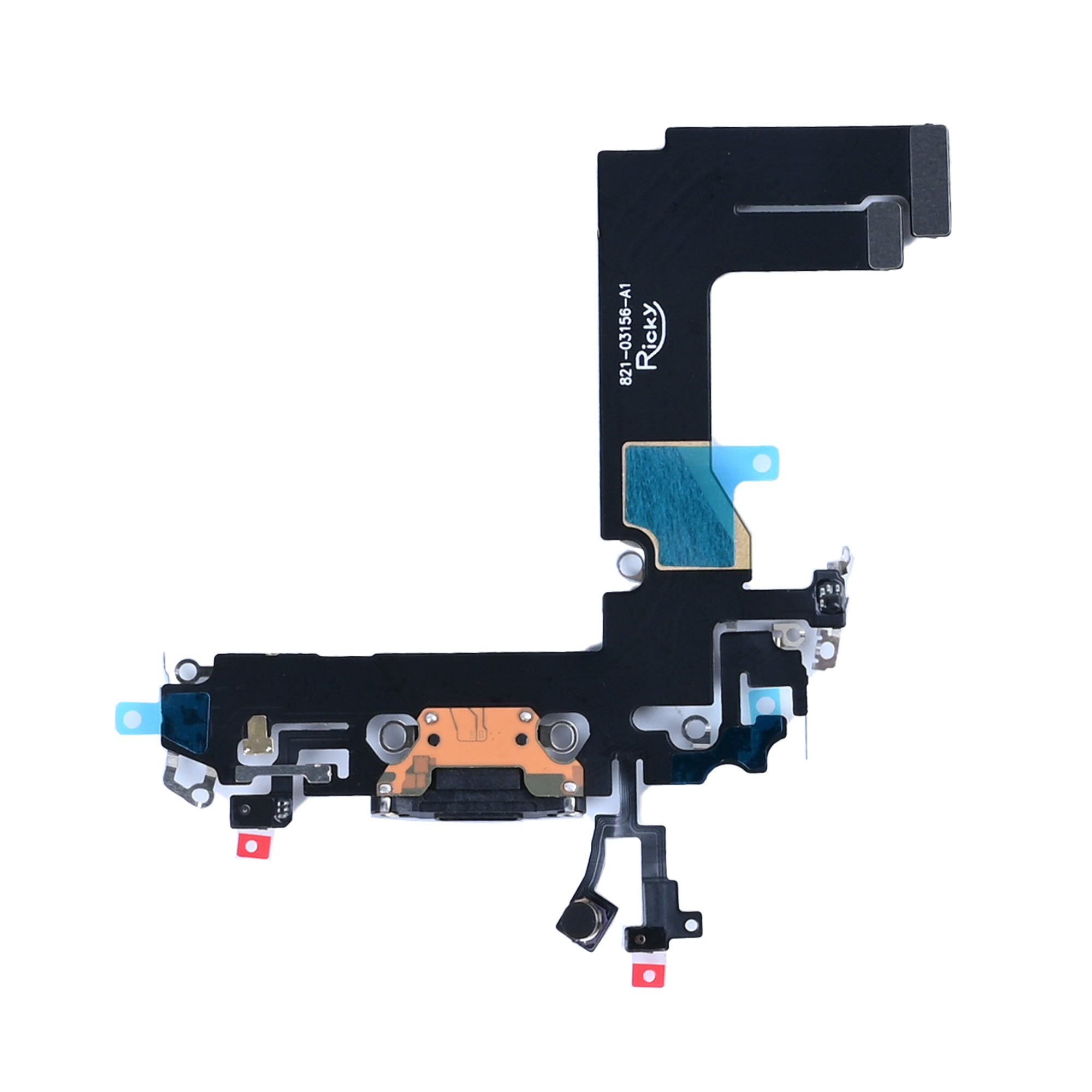 For Apple iPhone 13 Mini Systeem Opladen Flex Zwart Compatibel