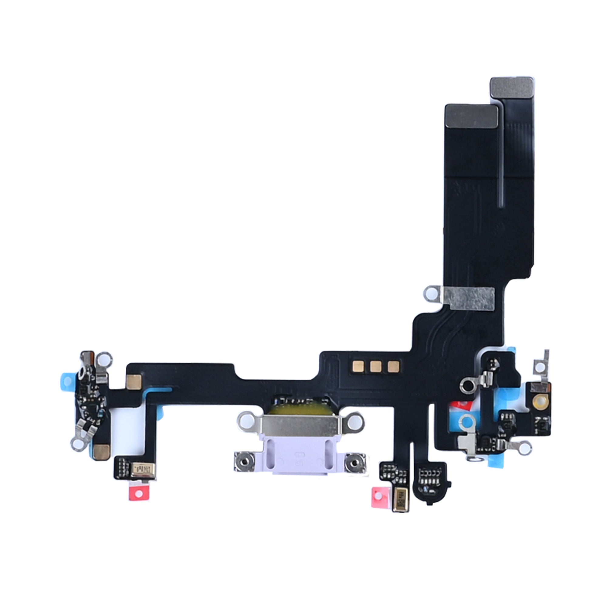 For Apple iPhone 14 Systeem Opladen Flex Purple Compatibel