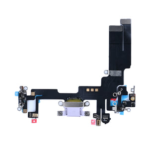 For Apple iPhone 14 Systeem Opladen Flex Purple Compatibel