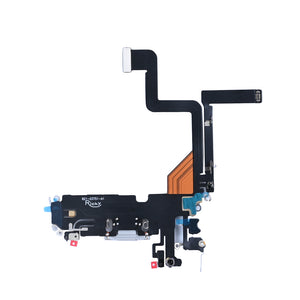 For Apple iPhone 14 Pro systeem opladen Flex zilver compatibel