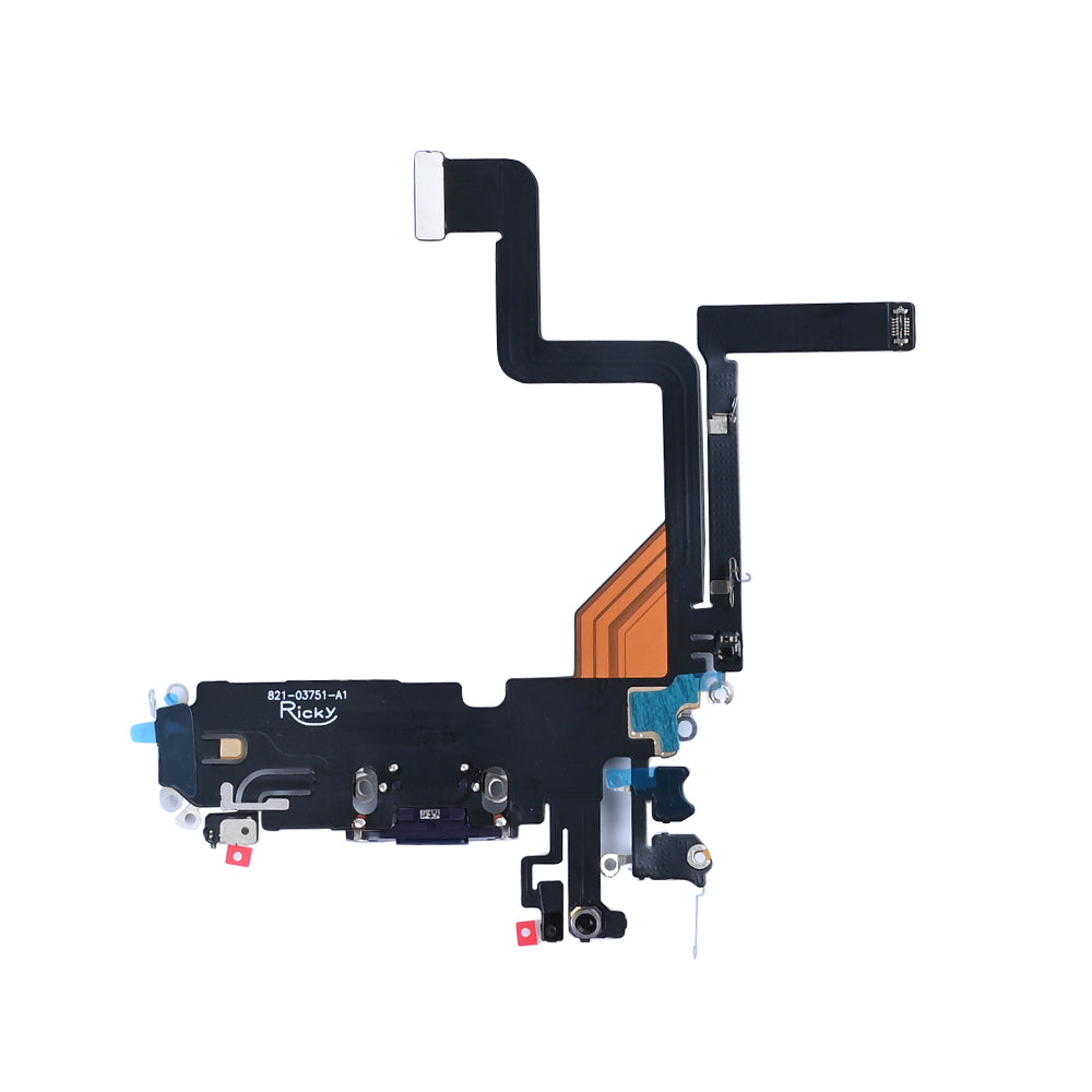 For Apple iPhone 14 Pro systeem opladen Flex Purple compatibel