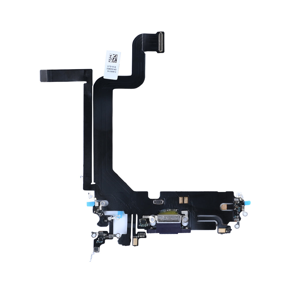 For Apple iPhone 14 Pro Max Systeem Opladen Flex Paars Compatibel